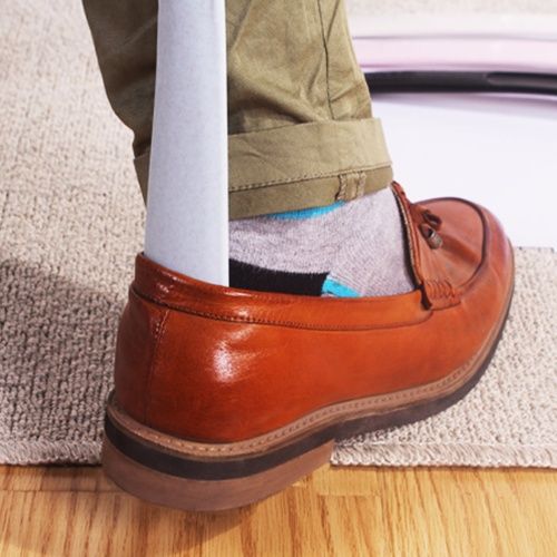 友纳 懒人穿鞋提鞋器 家用塑料加长穿鞋器 创意小号鞋拔子鞋溜子