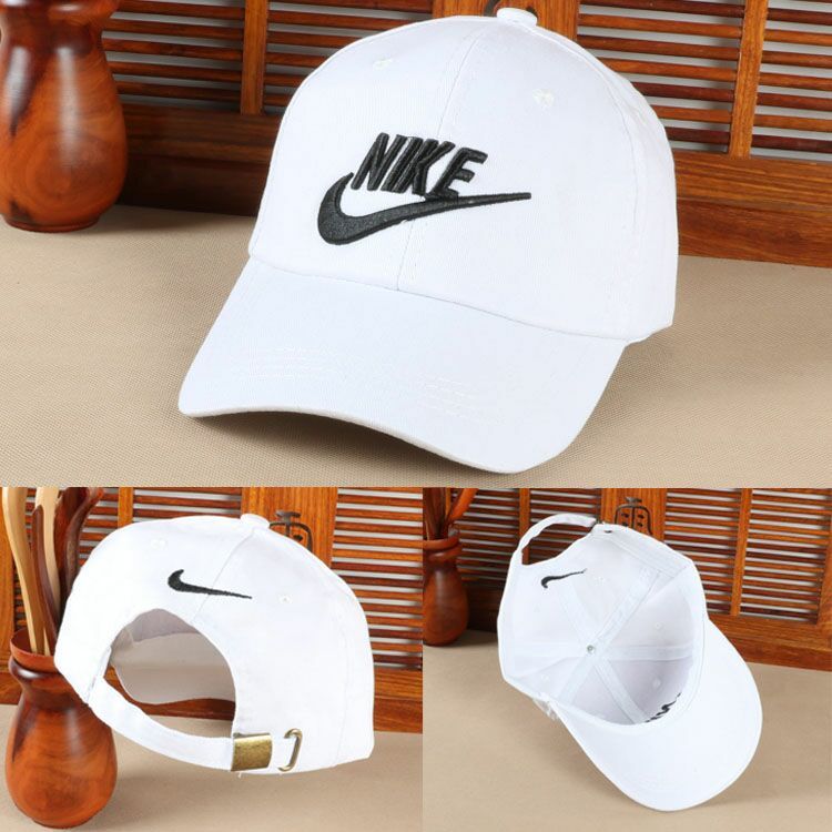 Fashion brand baseball cap men and women couple's hat black white all black casual versatile sun hat sun hat