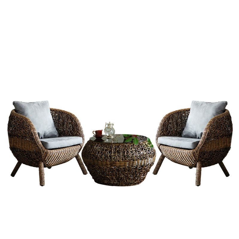 阳台客厅椅子桌椅藤编组合件套藤椅