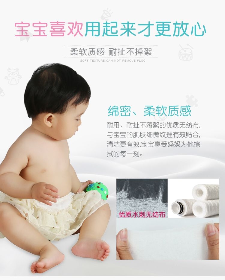 婴儿湿巾纸小包湿纸巾宝宝新生儿童手口屁专用10片40包10包便携装