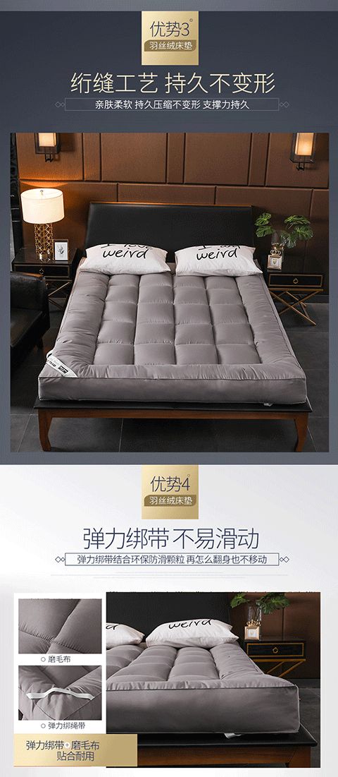 加厚10cm床垫可折叠1.5m双人1.8米榻榻米0.9米单人学生宿舍床褥子