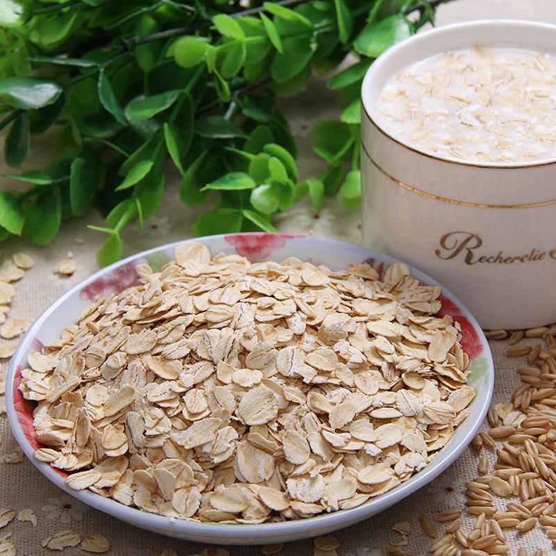 熟燕麦片35斤即食麦片早餐新货熟麦片速溶免煮麦片多规格包邮