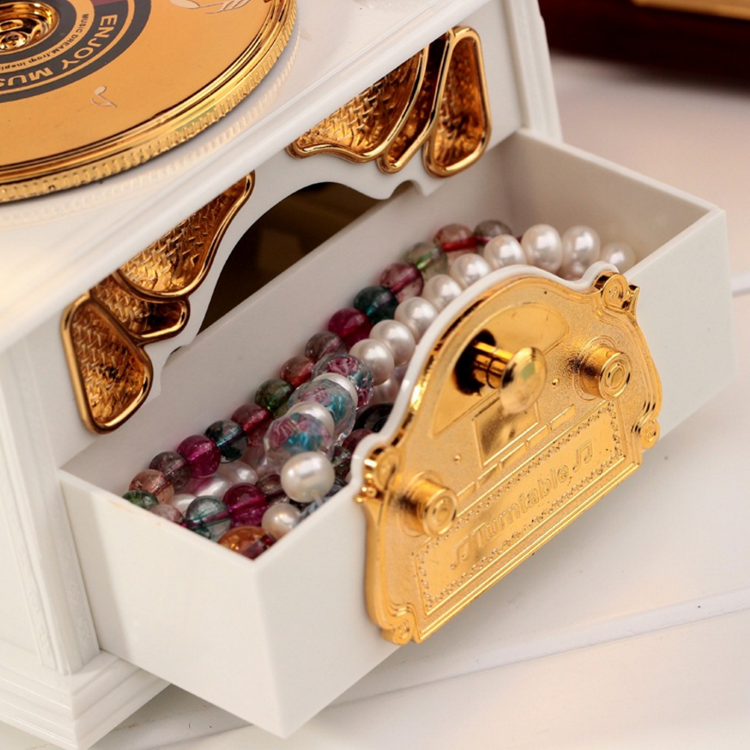 European record player, phonograph, music box, home office decoration, ornament, birthday gift_voghion.com