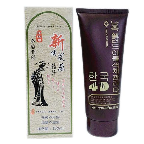 卡淇尔健发元新健发原中药洗发液去屑止痒无硅油洗发水300毫升