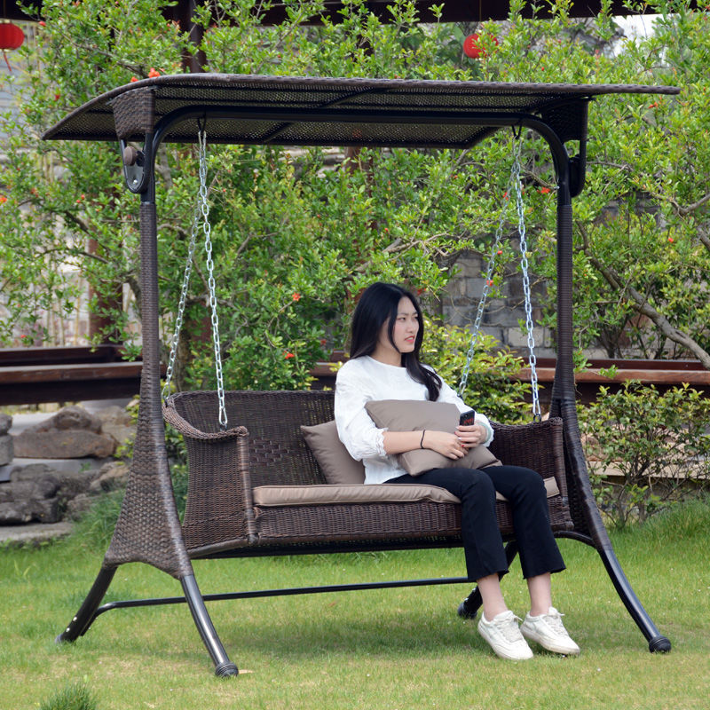 Moranti outdoor swing hanging chair hanging basket rattan chair garden swing villa balcony swing rocking chair hanging chair