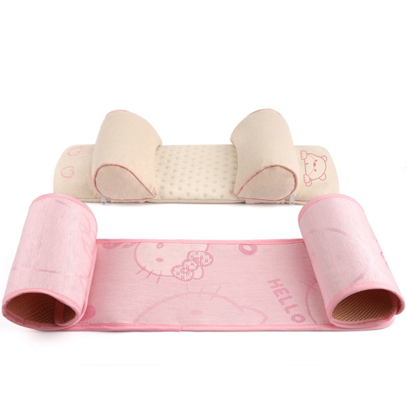 婴儿枕头矫正头型防偏头定型枕新生儿0-1-3岁宝宝童枕头夏天透气