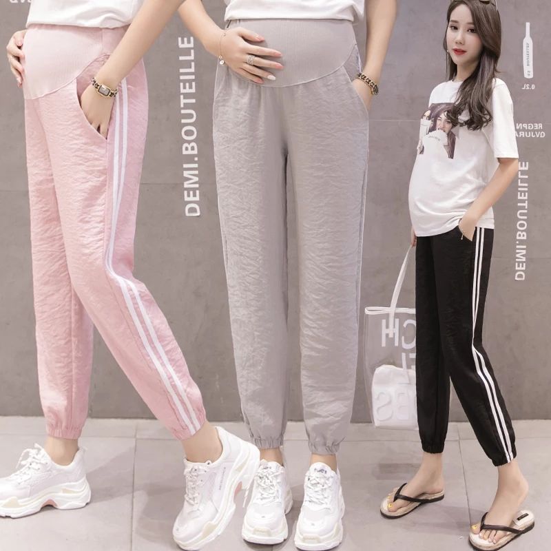 Pregnant women's pants wear spring and autumn winter style pregnant women's Leggings loose nine point Harun casual long pants spring and Autumn