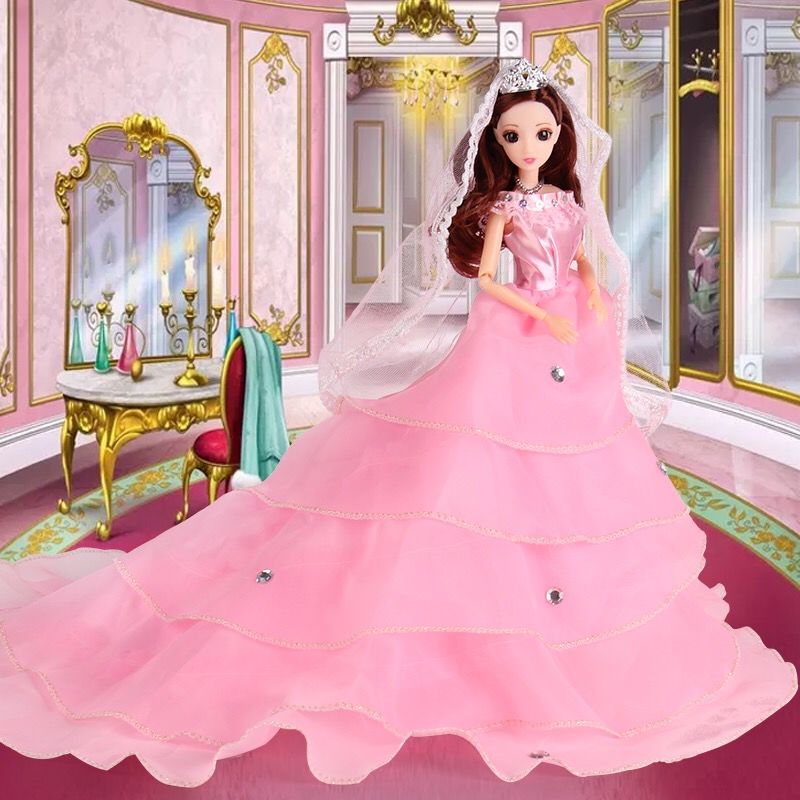 芭比娃娃的婚纱礼物设计_芭比娃娃图片婚纱(3)